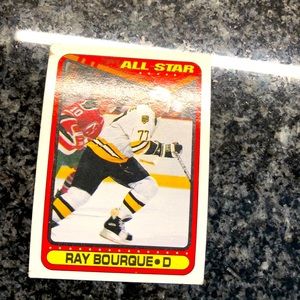 Ray Bourque “All Star” Topps 1990 #196 hockey card!!